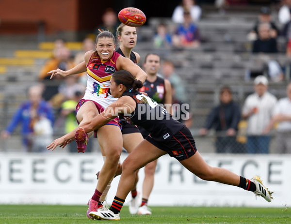 AFLW 2025 Round 10 - Essendon v Brisbane - A-64037786