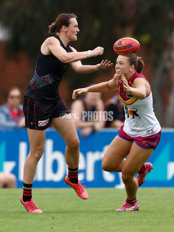 AFLW 2025 Round 10 - Essendon v Brisbane - A-64038588