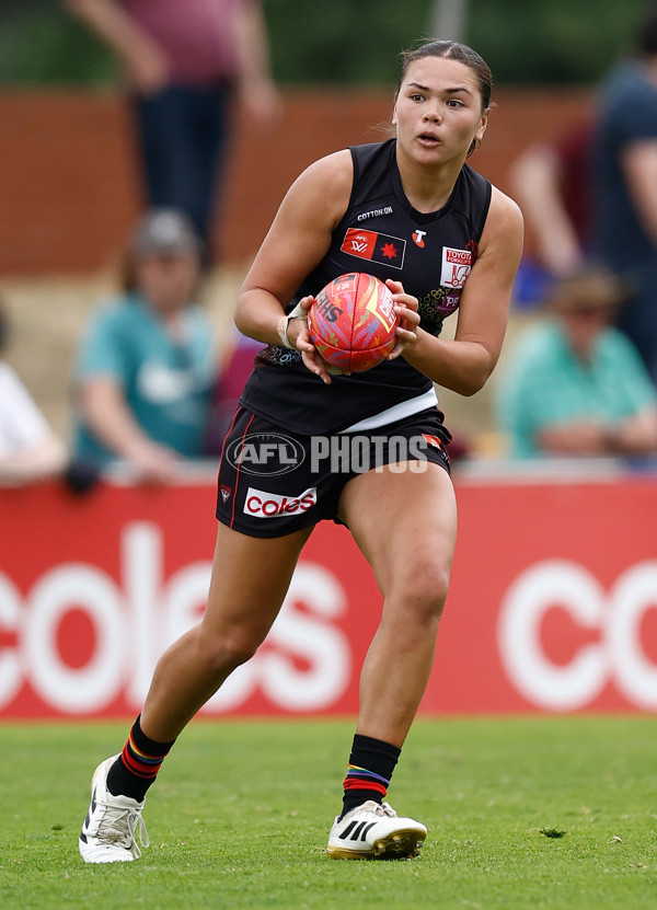 AFLW 2025 Round 10 - Essendon v Brisbane - A-64038591