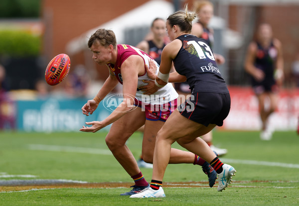 AFLW 2025 Round 10 - Essendon v Brisbane - A-64040165