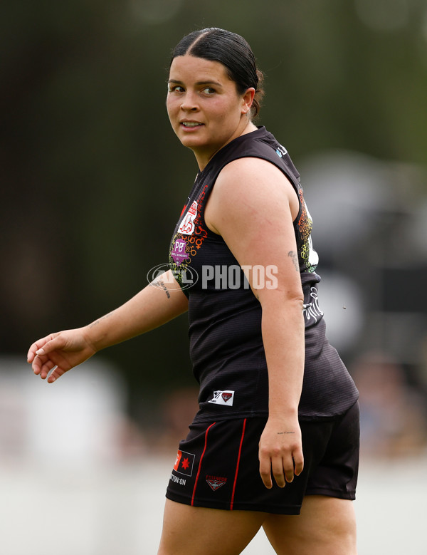 AFLW 2025 Round 10 - Essendon v Brisbane - A-64040193