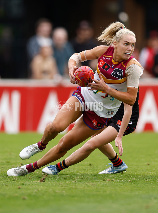 AFLW 2025 Round 10 - Essendon v Brisbane - A-64043194