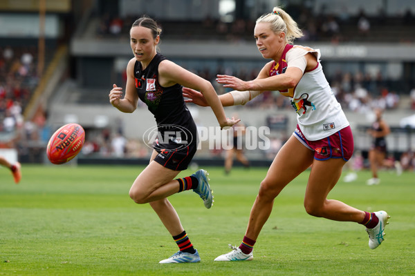 AFLW 2025 Round 10 - Essendon v Brisbane - A-64043196