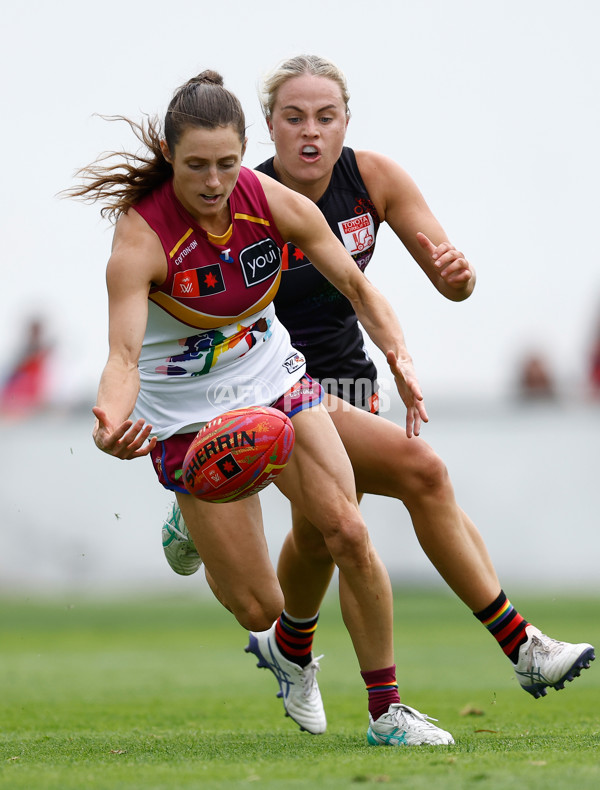 AFLW 2025 Round 10 - Essendon v Brisbane - A-64043336