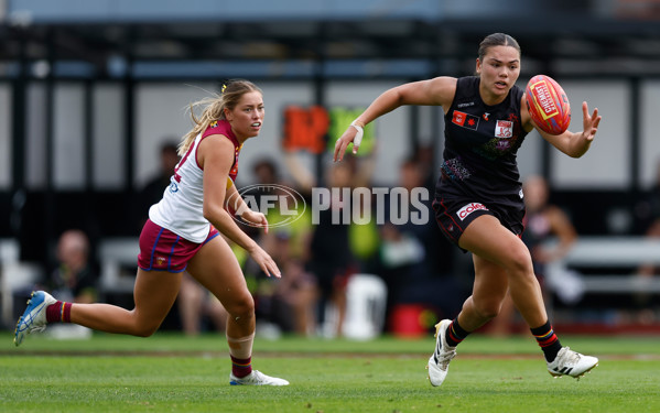 AFLW 2025 Round 10 - Essendon v Brisbane - A-64043340