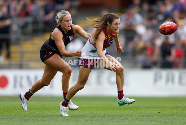 AFLW 2025 Round 10 - Essendon v Brisbane - A-64043348
