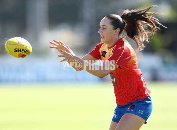 AFLW 2025 Round 10 - Gold Coast v Western Bulldogs - A-64045542