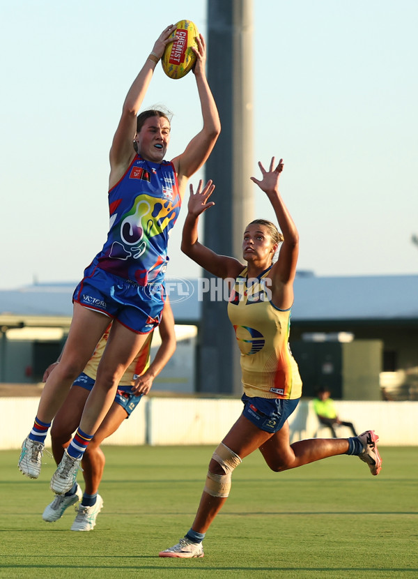 AFLW 2025 Round 10 - Gold Coast v Western Bulldogs - A-64049024