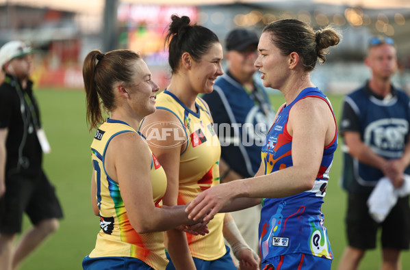 AFLW 2025 Round 10 - Gold Coast v Western Bulldogs - A-64049041