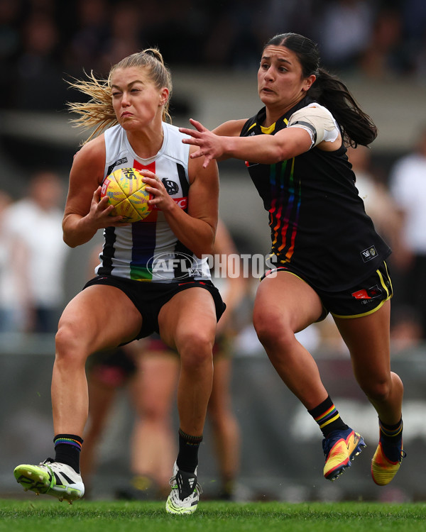 AFLW 2025 Round 10 - Collingwood v Richmond - A-64050485