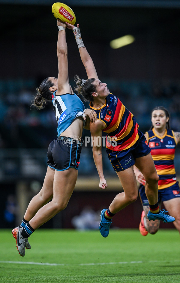 AFLW 2025 Round 11 - Adelaide v Port Adelaide - A-64139827