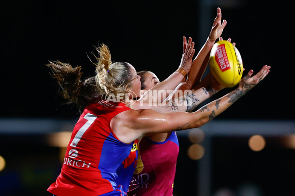 AFLW 2025 Round 11 - Brisbane v Melbourne - A-64175395