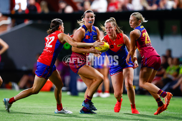 AFLW 2025 Round 11 - Brisbane v Melbourne - A-64176478