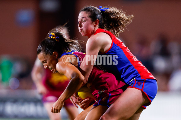 AFLW 2025 Round 11 - Brisbane v Melbourne - A-64176496
