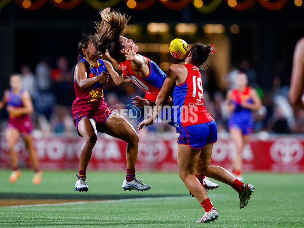 AFLW 2025 Round 11 - Brisbane v Melbourne - A-64177647