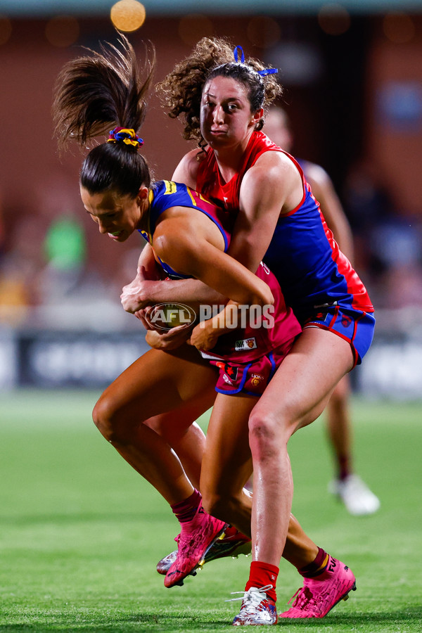 AFLW 2025 Round 11 - Brisbane v Melbourne - A-64177665