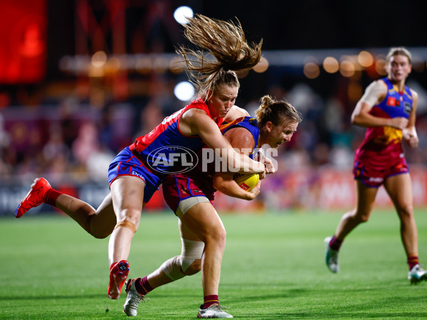 AFLW 2025 Round 11 - Brisbane v Melbourne - A-64177692