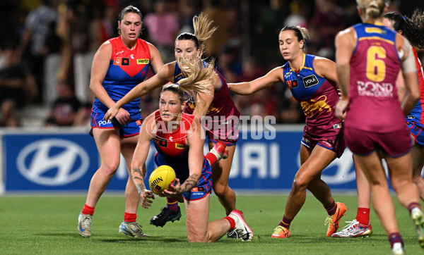 AFLW 2025 Round 11 - Brisbane v Melbourne - A-64179037