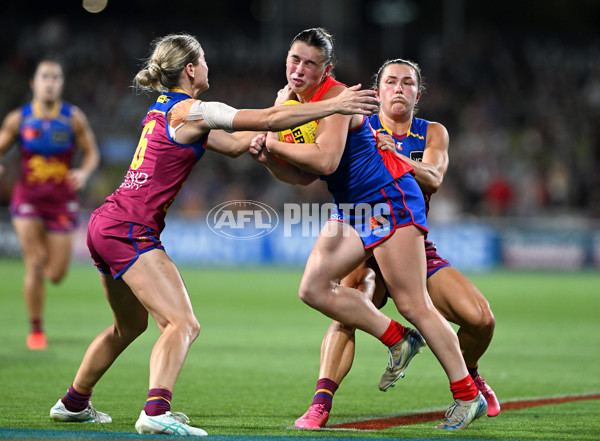 AFLW 2025 Round 11 - Brisbane v Melbourne - A-64179043