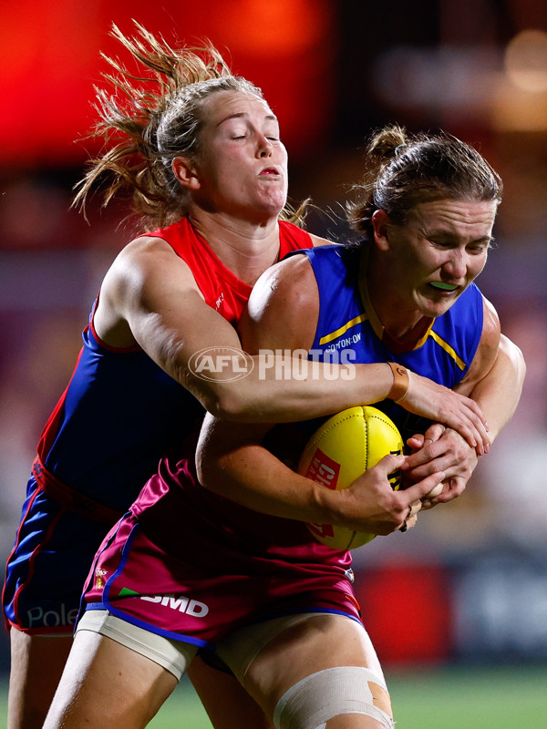 AFLW 2025 Round 11 - Brisbane v Melbourne - A-64179062