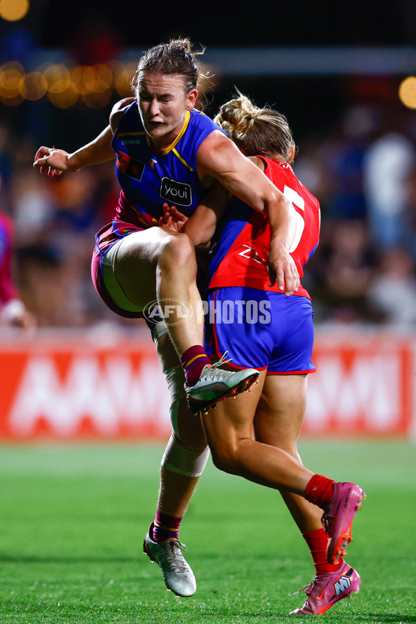 AFLW 2025 Round 11 - Brisbane v Melbourne - A-64179066