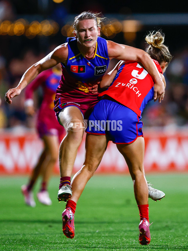 AFLW 2025 Round 11 - Brisbane v Melbourne - A-64179067