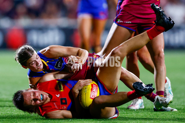 AFLW 2025 Round 11 - Brisbane v Melbourne - A-64179123