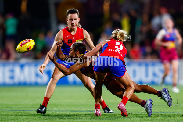 AFLW 2025 Round 11 - Brisbane v Melbourne - A-64179128