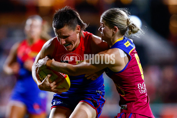 AFLW 2025 Round 11 - Brisbane v Melbourne - A-64180188