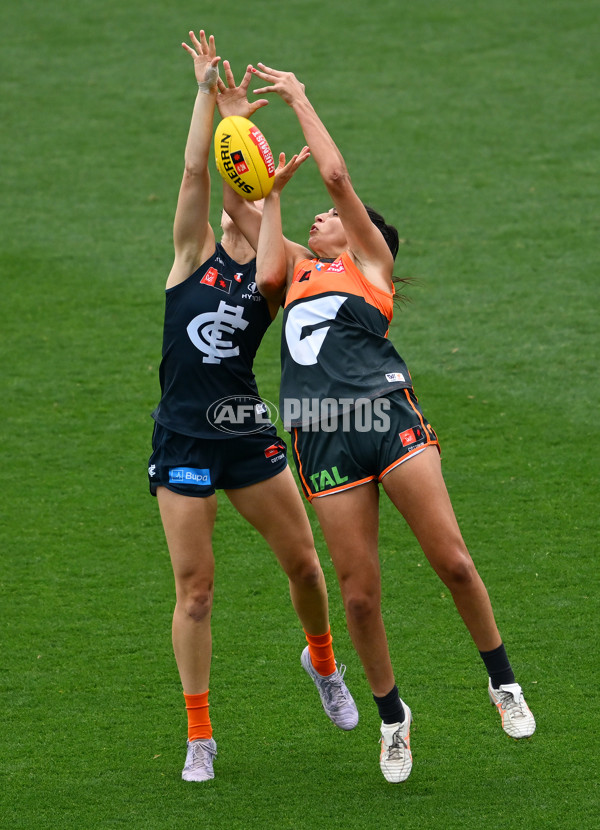 AFLW 2025 Round 11 - Carlton v GWS - A-64189420