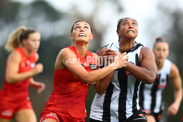 AFLW 2025 Round 11 - Gold Coast v Collingwood - A-64195487