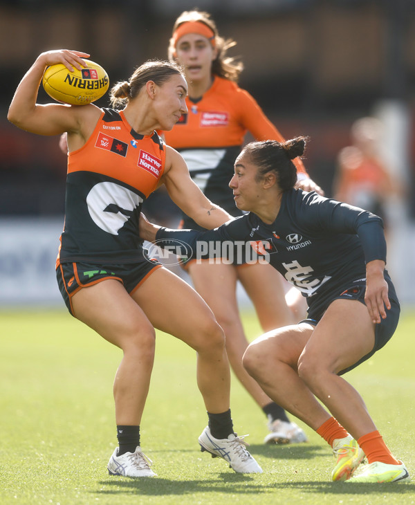 AFLW 2025 Round 11 - Carlton v GWS - A-64197215