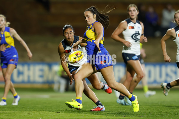 AFLW 2025 Round 12 - West Coast v Carlton - A-64631789