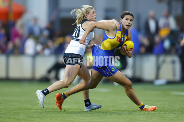 AFLW 2025 Round 12 - West Coast v Carlton - A-64632379