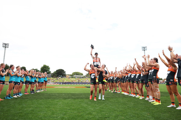 AFLW 2025 Round 12 - GWS v Port Adelaide - A-64637526