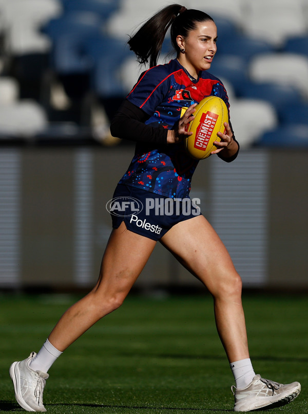 AFLW 2025 Round 12 - Geelong v Melbourne - A-64640465