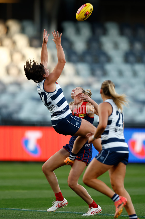 AFLW 2025 Round 12 - Geelong v Melbourne - A-64642300