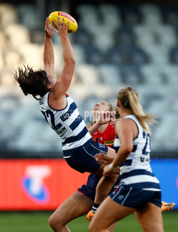 AFLW 2025 Round 12 - Geelong v Melbourne - A-64643157