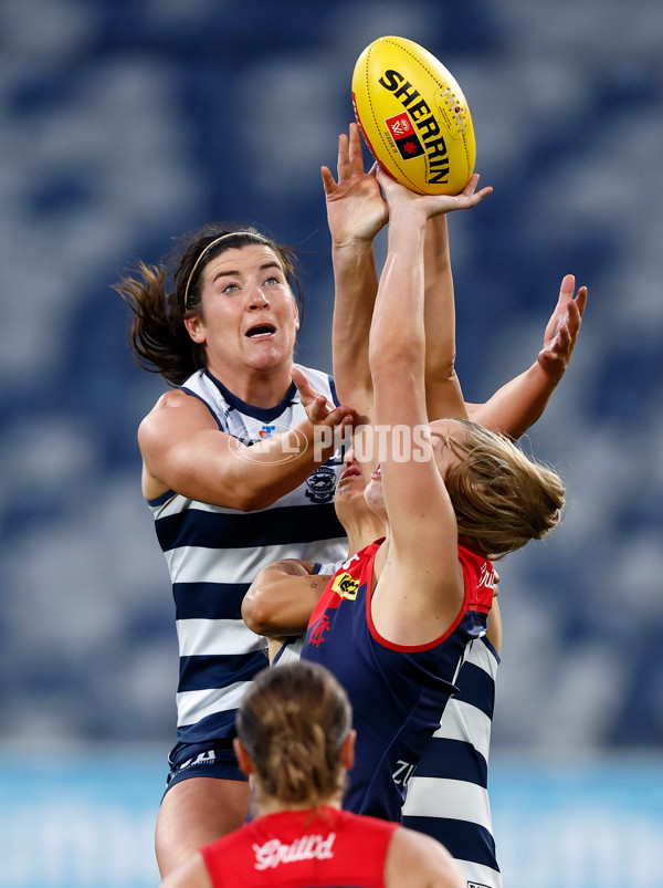 AFLW 2025 Round 12 - Geelong v Melbourne - A-64643201