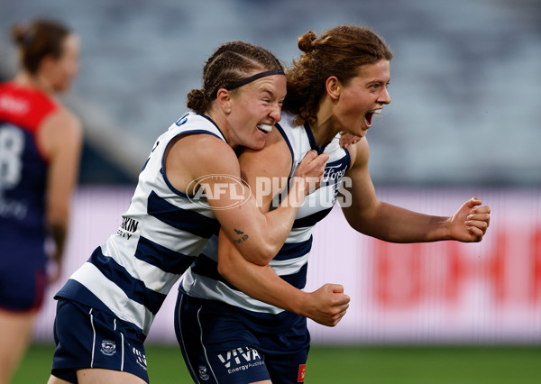 AFLW 2025 Round 12 - Geelong v Melbourne - A-64644451