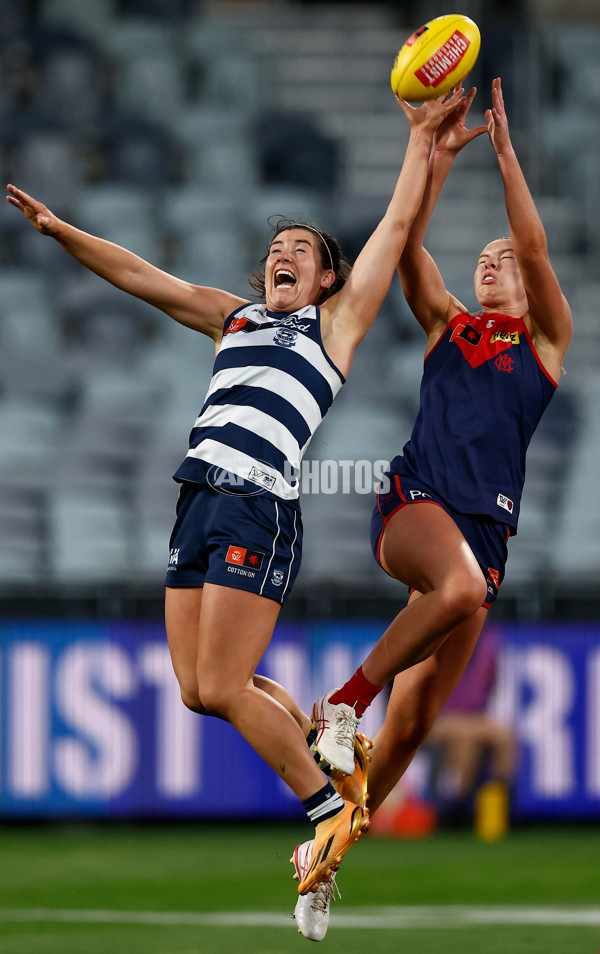 AFLW 2025 Round 12 - Geelong v Melbourne - A-64644473