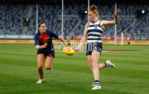 AFLW 2025 Round 12 - Geelong v Melbourne - A-64644475
