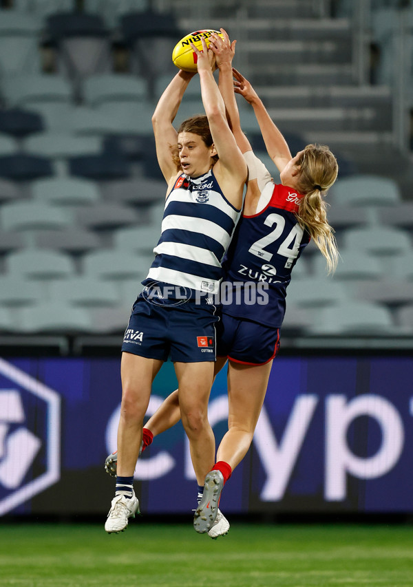 AFLW 2025 Round 12 - Geelong v Melbourne - A-64644506
