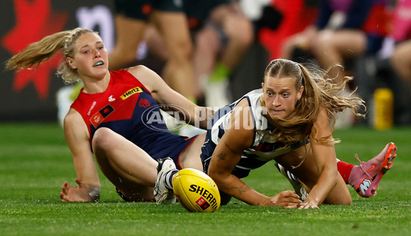 AFLW 2025 Round 12 - Geelong v Melbourne - A-64644507