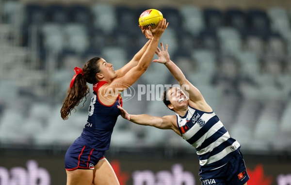 AFLW 2025 Round 12 - Geelong v Melbourne - A-64645876