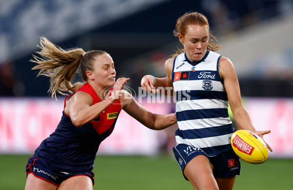 AFLW 2025 Round 12 - Geelong v Melbourne - A-64645884