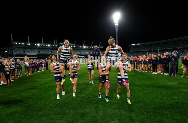 AFLW 2025 Round 12 - Geelong v Melbourne - A-64645897