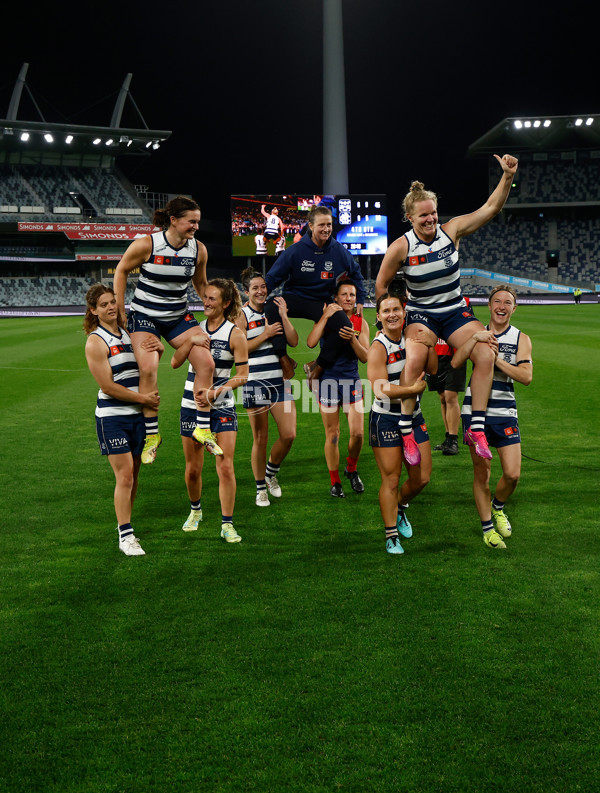 AFLW 2025 Round 12 - Geelong v Melbourne - A-64645898