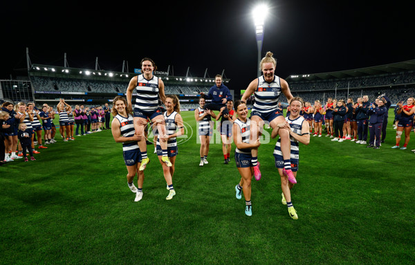 AFLW 2025 Round 12 - Geelong v Melbourne - A-64645899