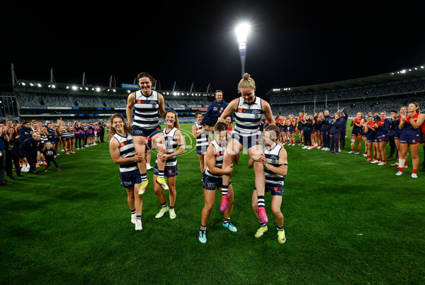 AFLW 2025 Round 12 - Geelong v Melbourne - A-64645916